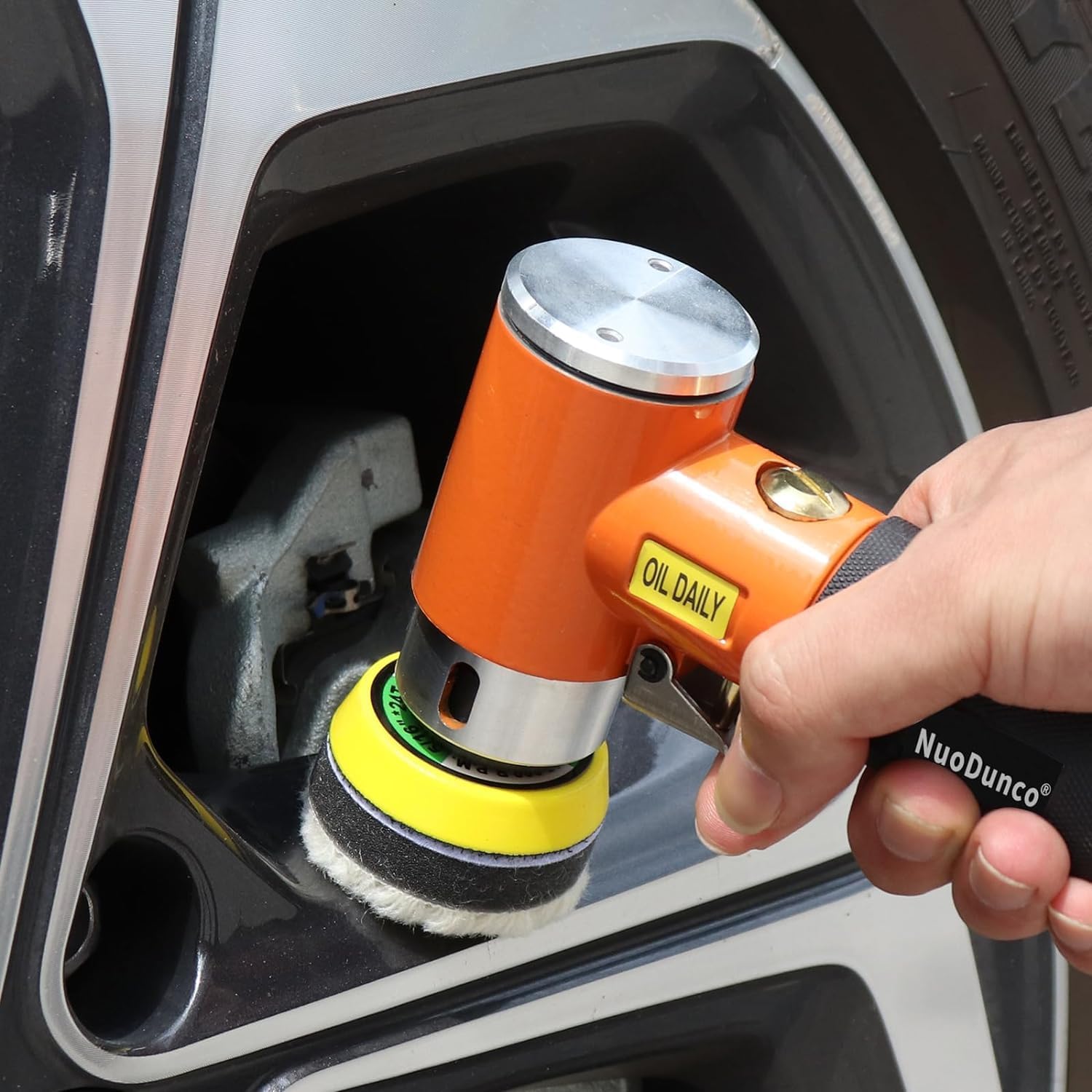 Mini ponceuse excentrique pour ponçage et polissage métallique avec ...
