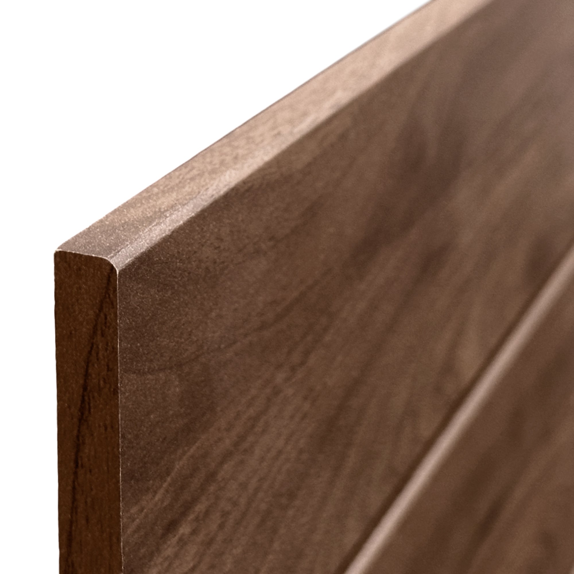 DHOME Cabecero de Madera reciclada DM Estilo Palet Horizontal Cama Palets Herrajes incluidos (135cm, Nogal Madera) - 5