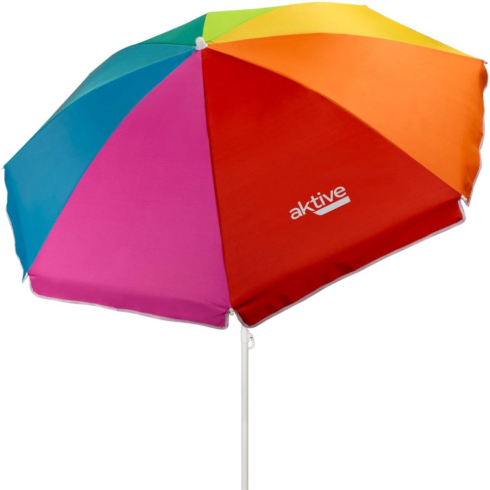 Aktive sombrilla playa 8 varillas 180 cm multicolor
