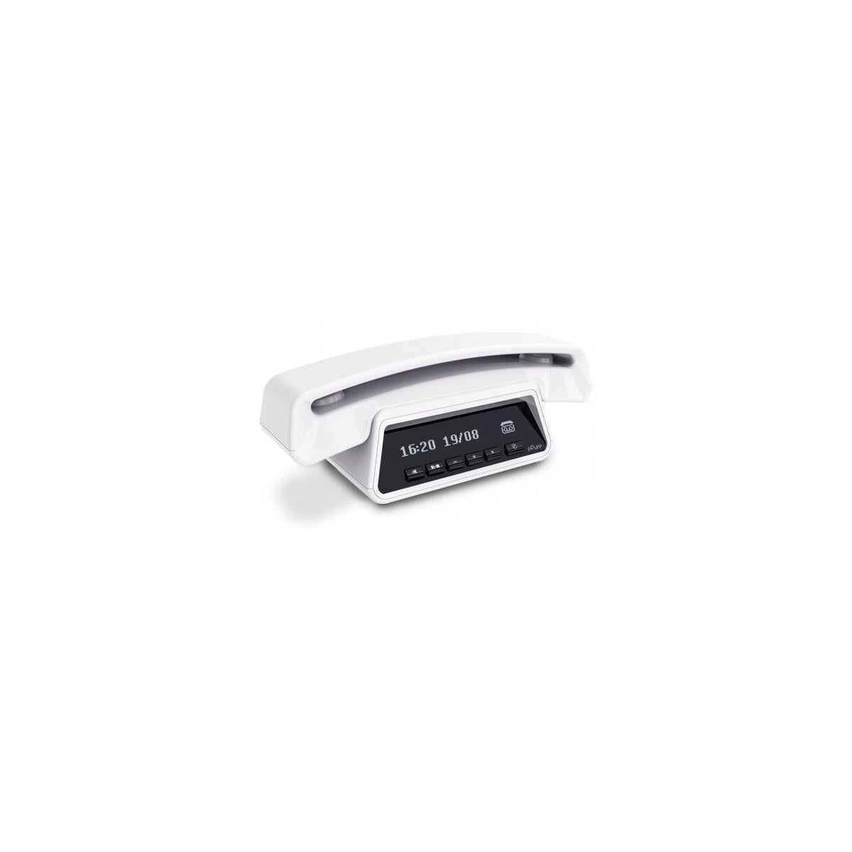 Alcatel Teléfono Dect Epure 3 Premium Con Identificador De Llamadas, Color Blanco , Leroy Merlin