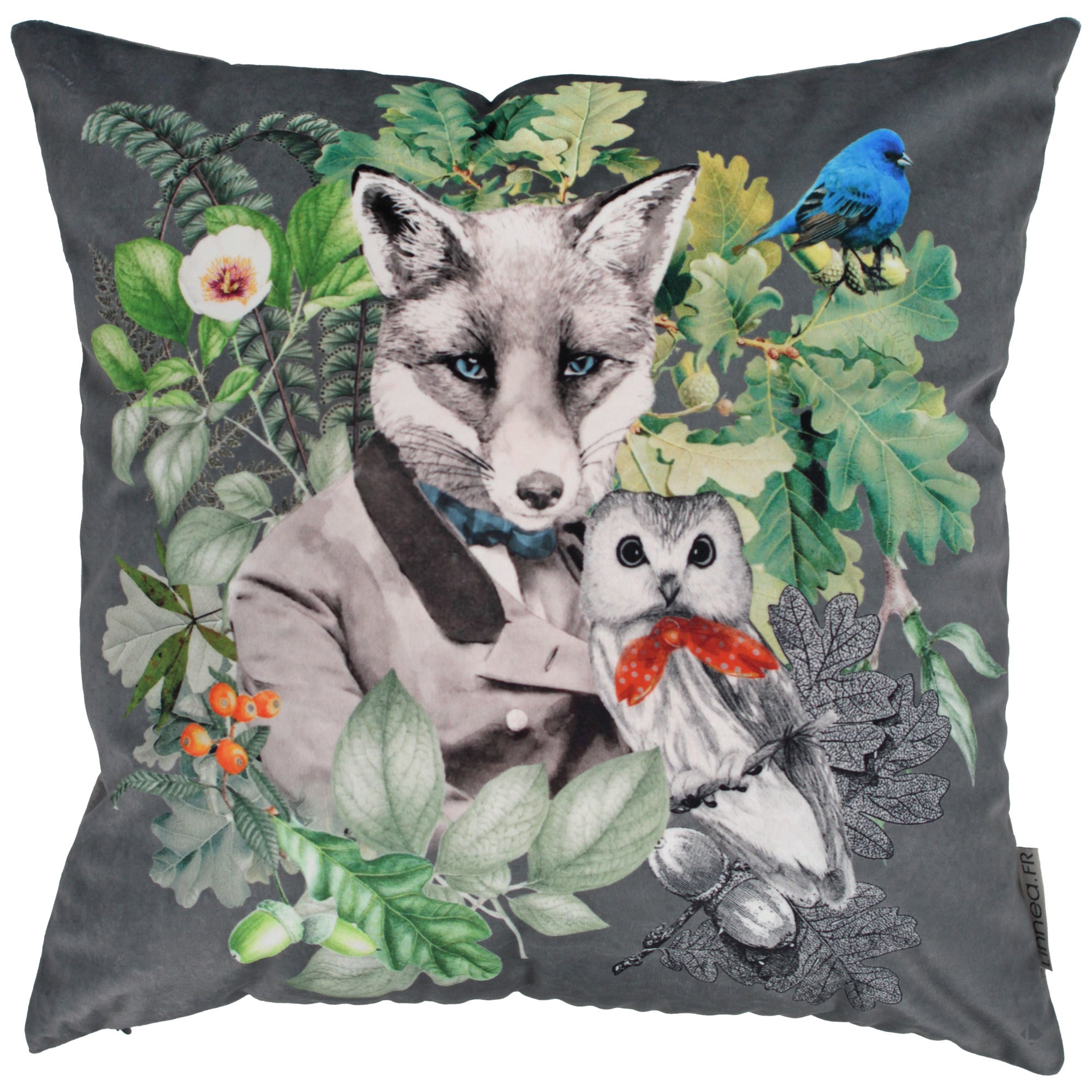 Points noués - Housse de coussin - RENARD - JaCaRou Puzzles