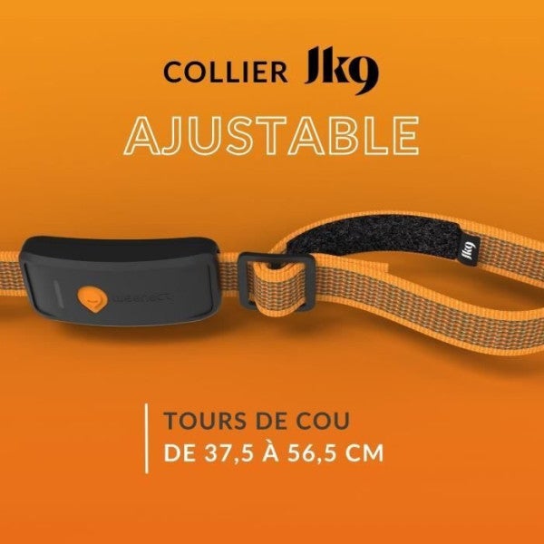 Coleira GPS para cães - WEENECT Dog XT - Antena XL - Ä prova d'água - Coleira Julius-K9 - Funciona com singura - Laranja - 3