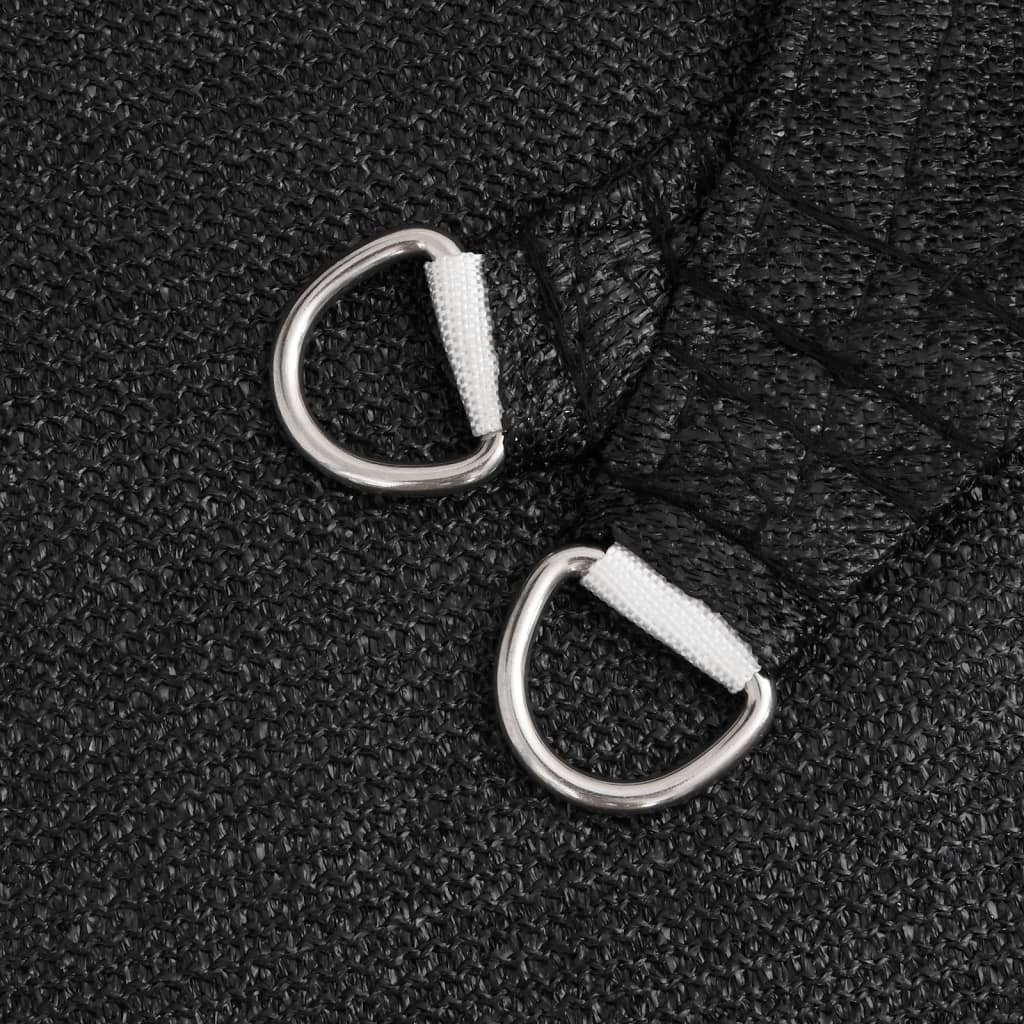 Maison Exclusive - Vela Parasole 160 g/m² Nera 2x2 m in HDPE - 6