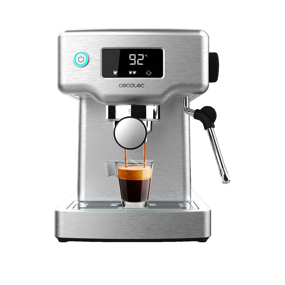 Cafetera cecotec power espresso 20 barista compact 1465w 1,8l 20 bares inox