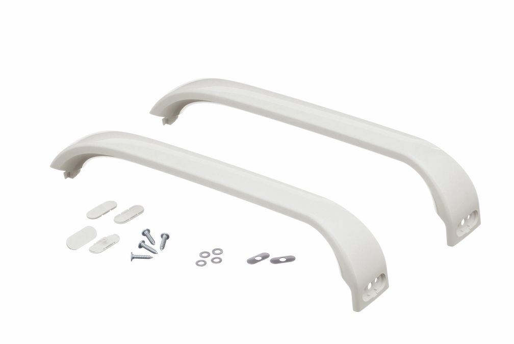 Kit Maniglie Bianche Per Porta Frigorifero E Congelatore Bosch Siemens - Ricambio Originale 00369542