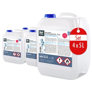 Alcool Isopropylique 99,9% - Grade EP/USP, 10 Litres, Neuf, Marque Solnatchi