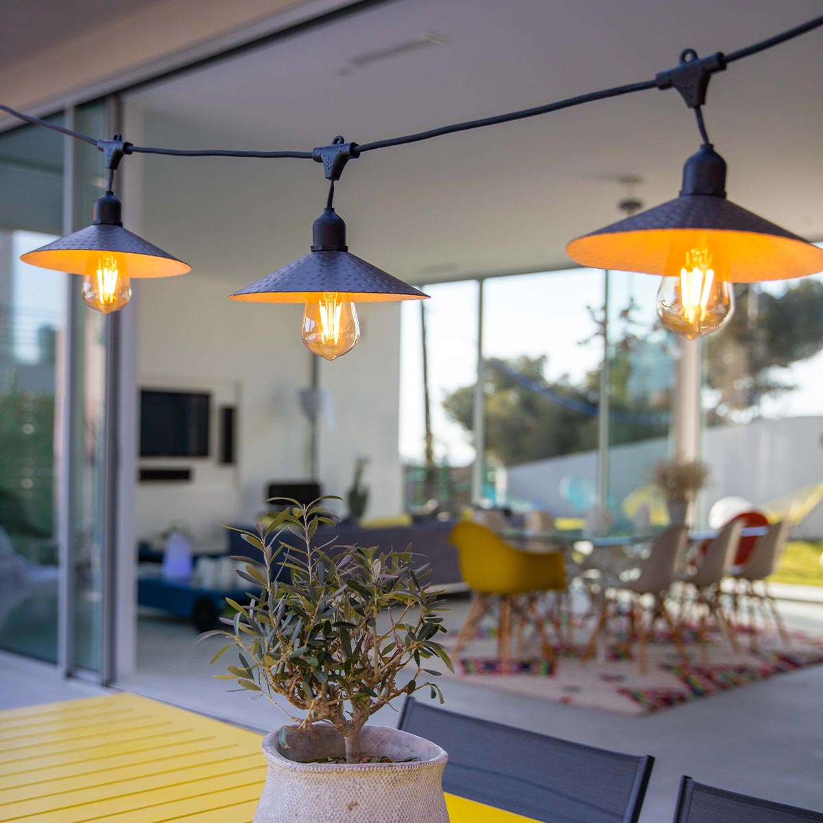 Luci decorative da esterno collegabili LUMISKY con lampadine - 7