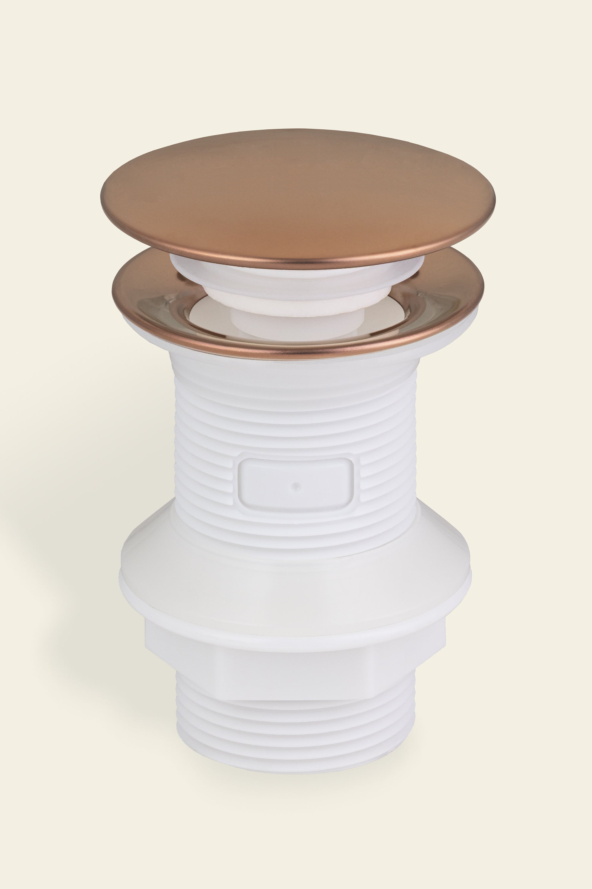 Bonde de lavabo clic clac TINA en ABS clapet en inox cuivre BASS - 2
