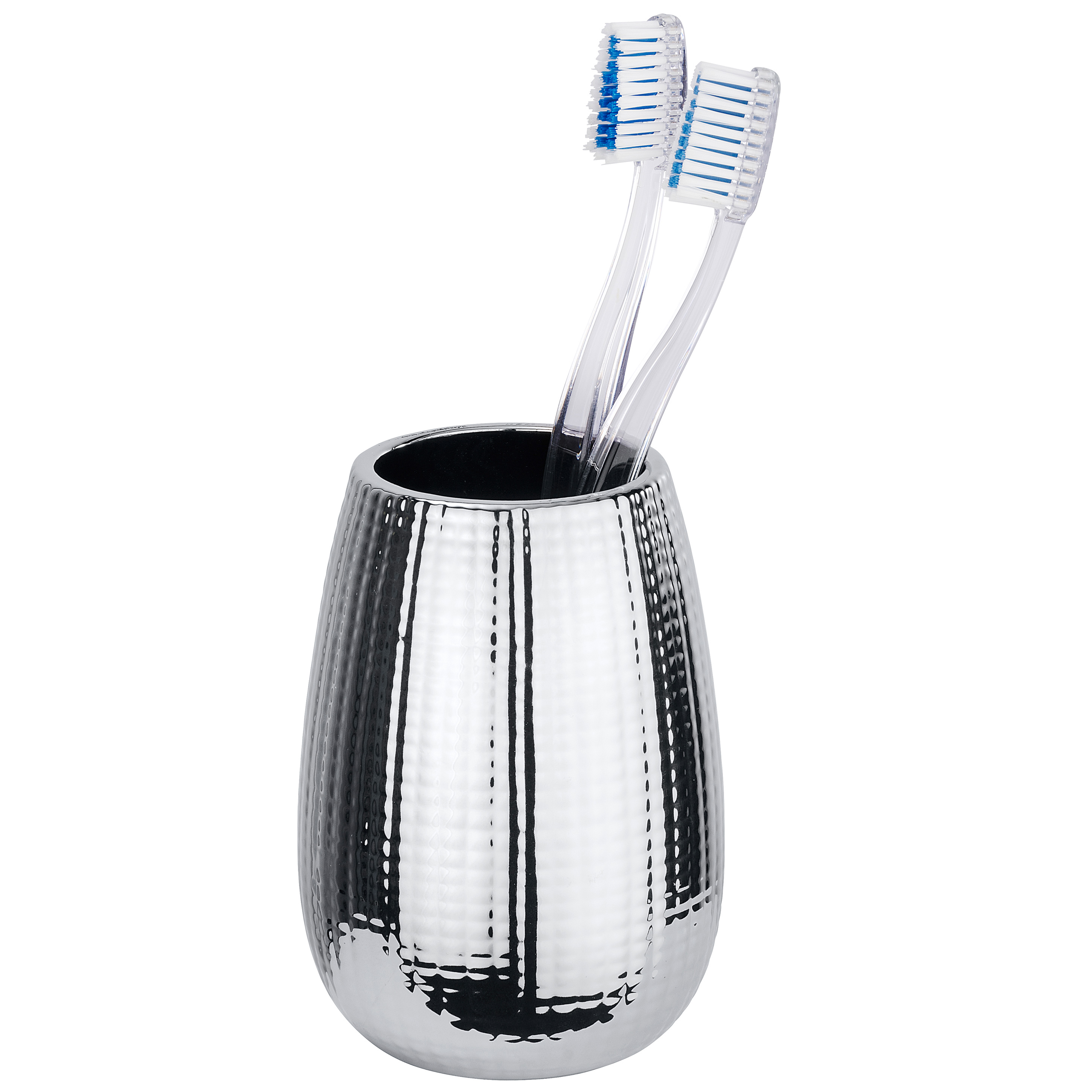 Gobelet de salle de bain design Dakar - Argent - 5