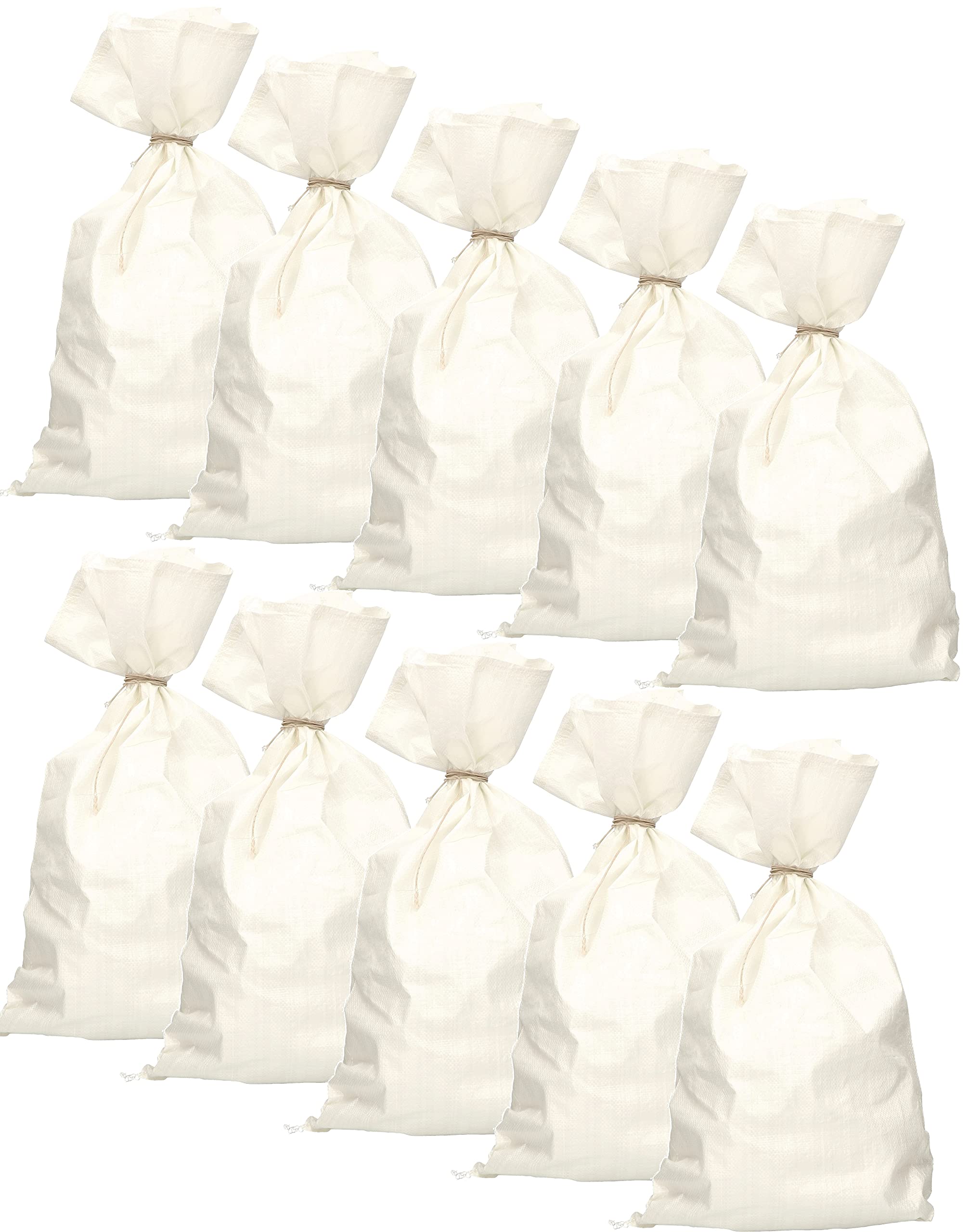 Sacchi In Tessuto PP KOTARBAU - 10 Pezzi 65x105 Cm, Portata 50 Kg, Bianco - Foto 10