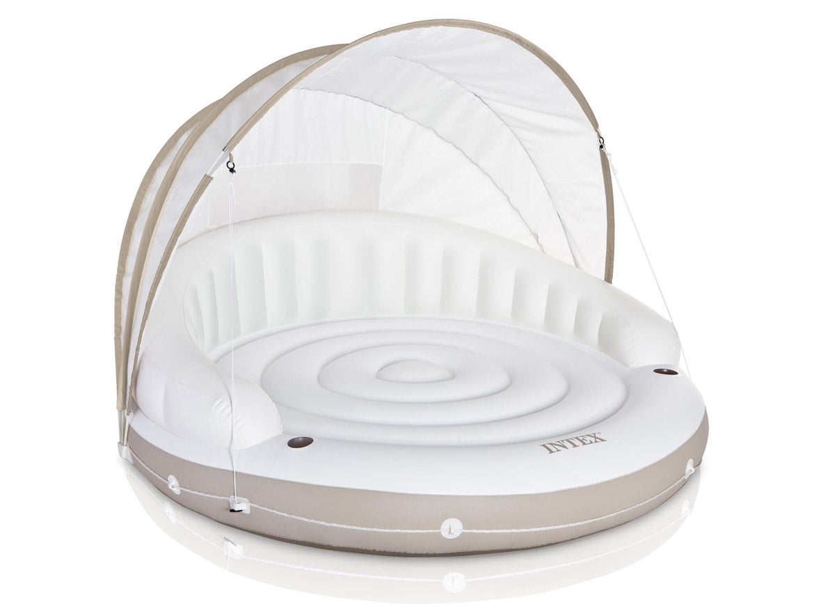 Ilha insuflável INTEX canopy creme - 199x150 cm - 6