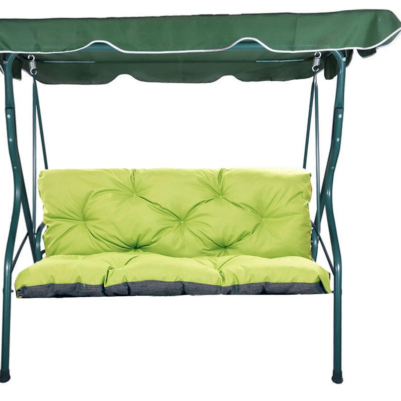 Poduszka ogrodowa na huśtawkę 150x50x50cm poduszka na meble ogrodowe limonka, poduszka na balkon taras, poducha ogrodowa na ławkę