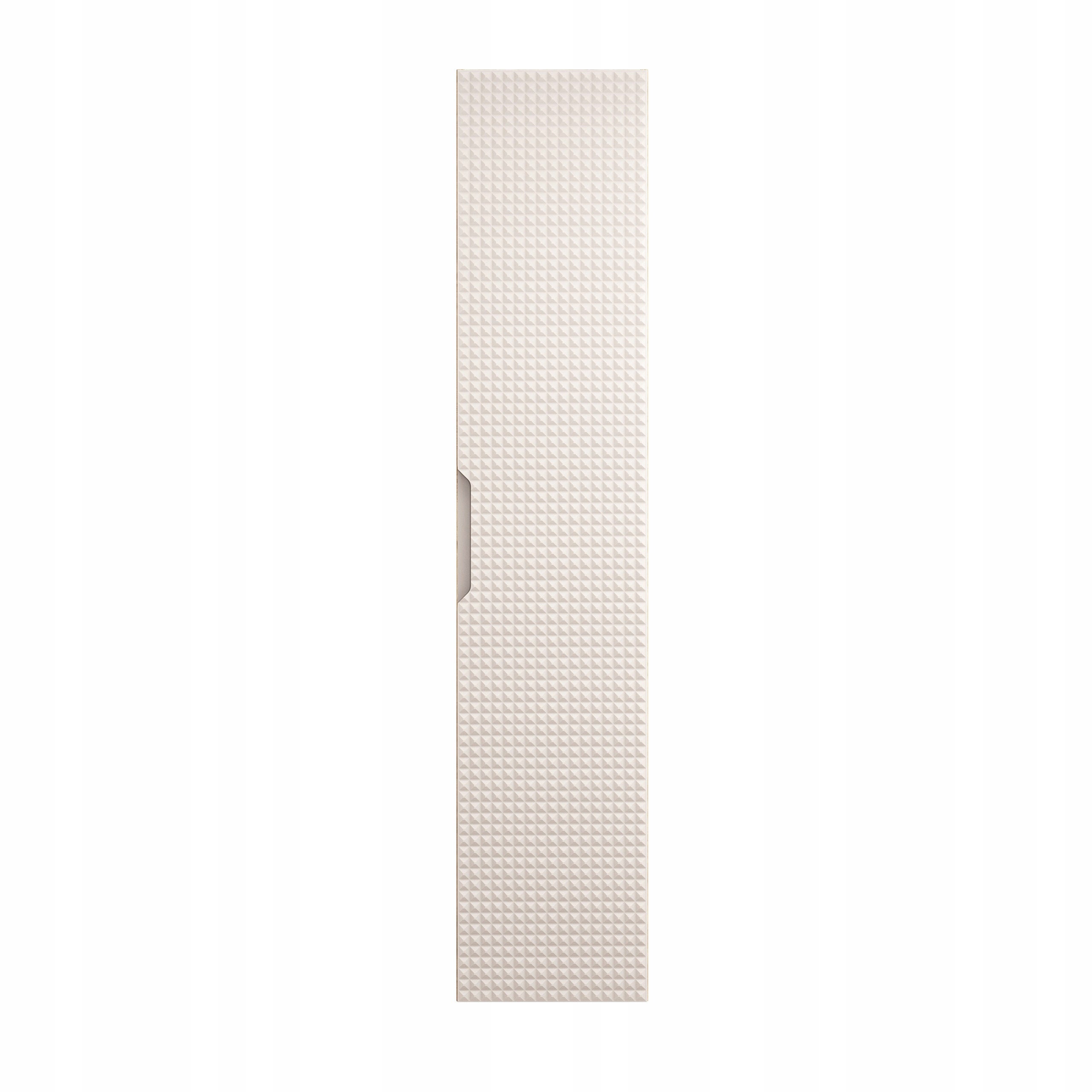 Słupek łazienkowy LUXOR 35 cm dąb olejowany beżowy front 3D MDF - 3