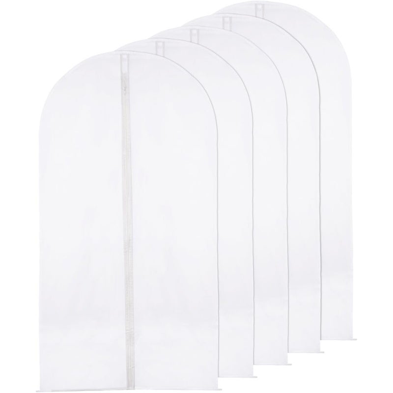 Oddychające i pyłoszczelne torby do przechowywania ubrań (5 szt., 60 x 120 cm)