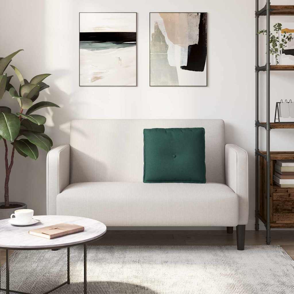 Coussin de Dos Vert foncé 50 x 19 x 45 cm tissu vidaXL - 5