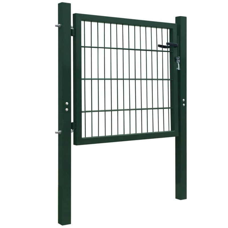 Portillon Acier Vert 105x150 cm - 2