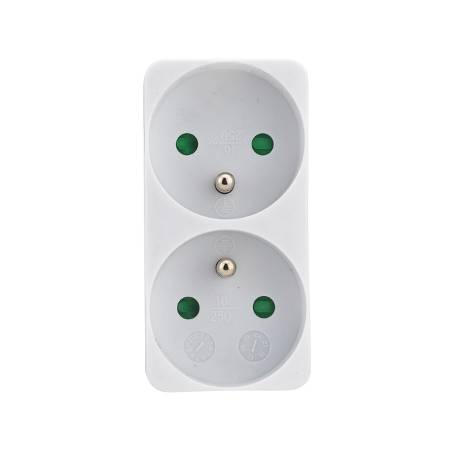 BIPLITE FAÇADE 2P+T 10/16A BLANC