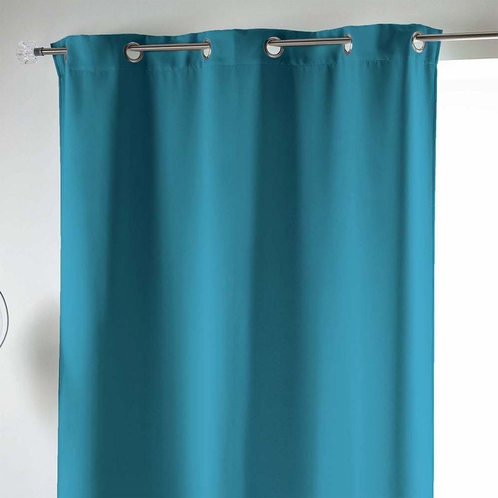 douceur d 'intérieur tenda a occhielli 140 x 280 cm microfibra unita, Poliestere, naturale, 280 x 140 cm - 2