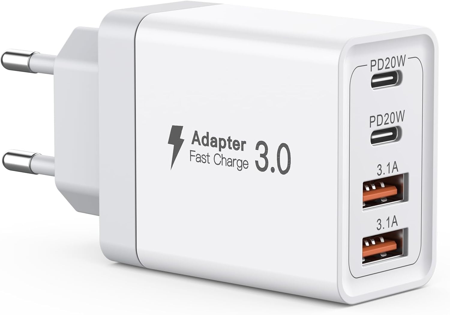 Ładowarka USB C W porty podwójny port PD QC szybka ładowarka ścienna multiporty Type C do iPhone Pro Max iPad Samsung Android Goog