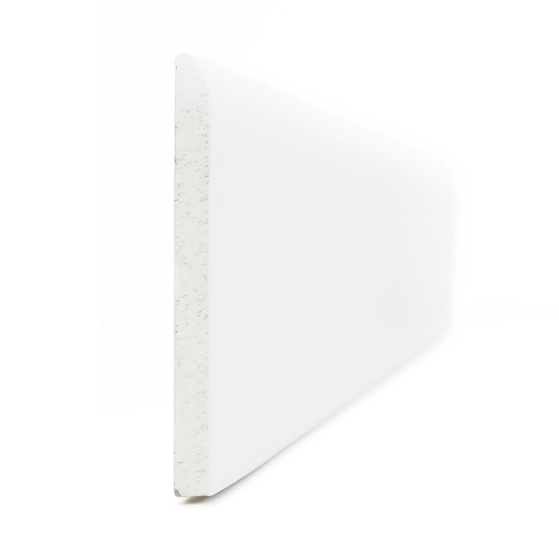 Carrelage Grès Cérame Sol/Mur Plinthe en Porcelaine Blanc Mat 8x60 | 8x60 cm - 4