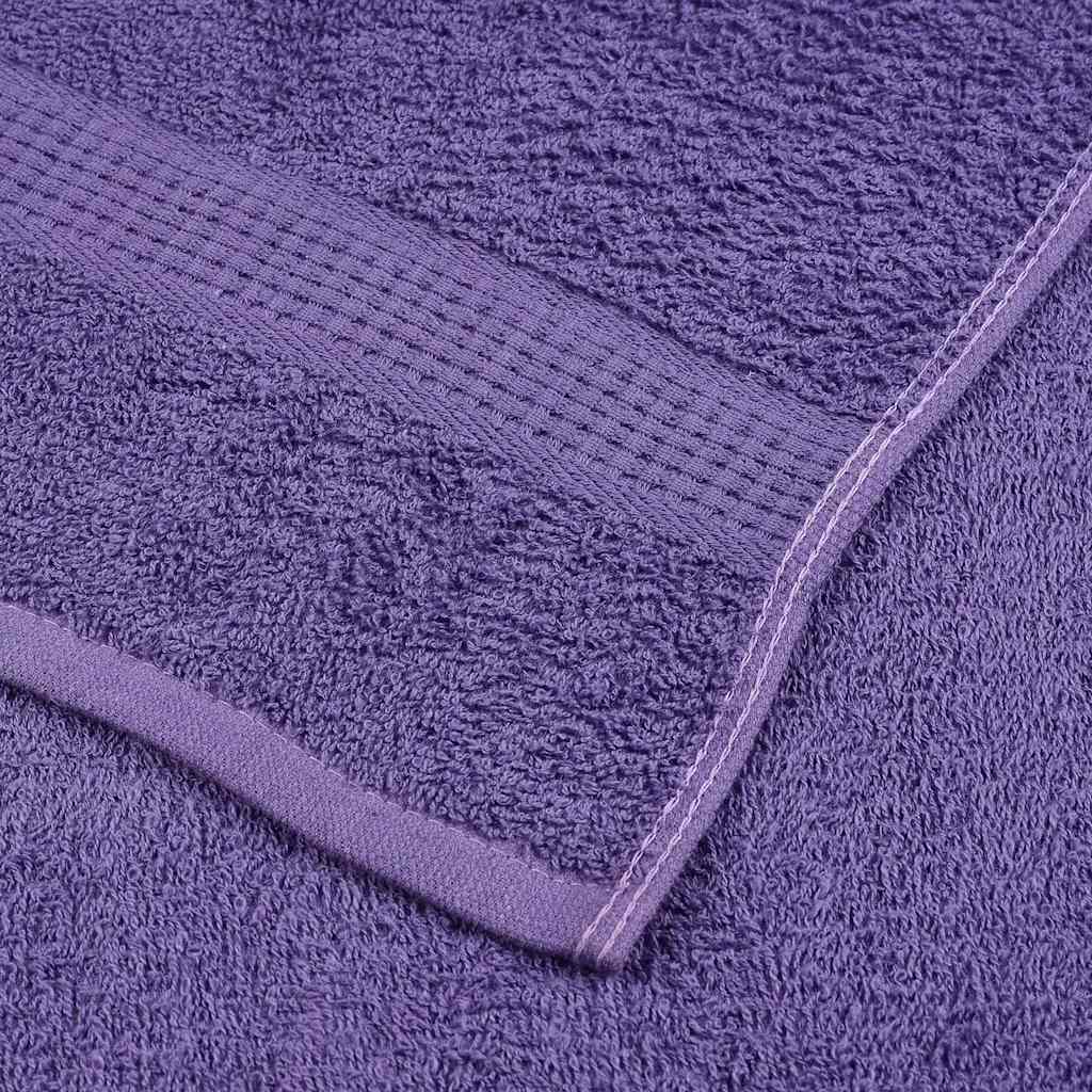 Serviettes de bain FROGN 10 pcs violet 100x150 cm 360 g/m² vidaXL - 6