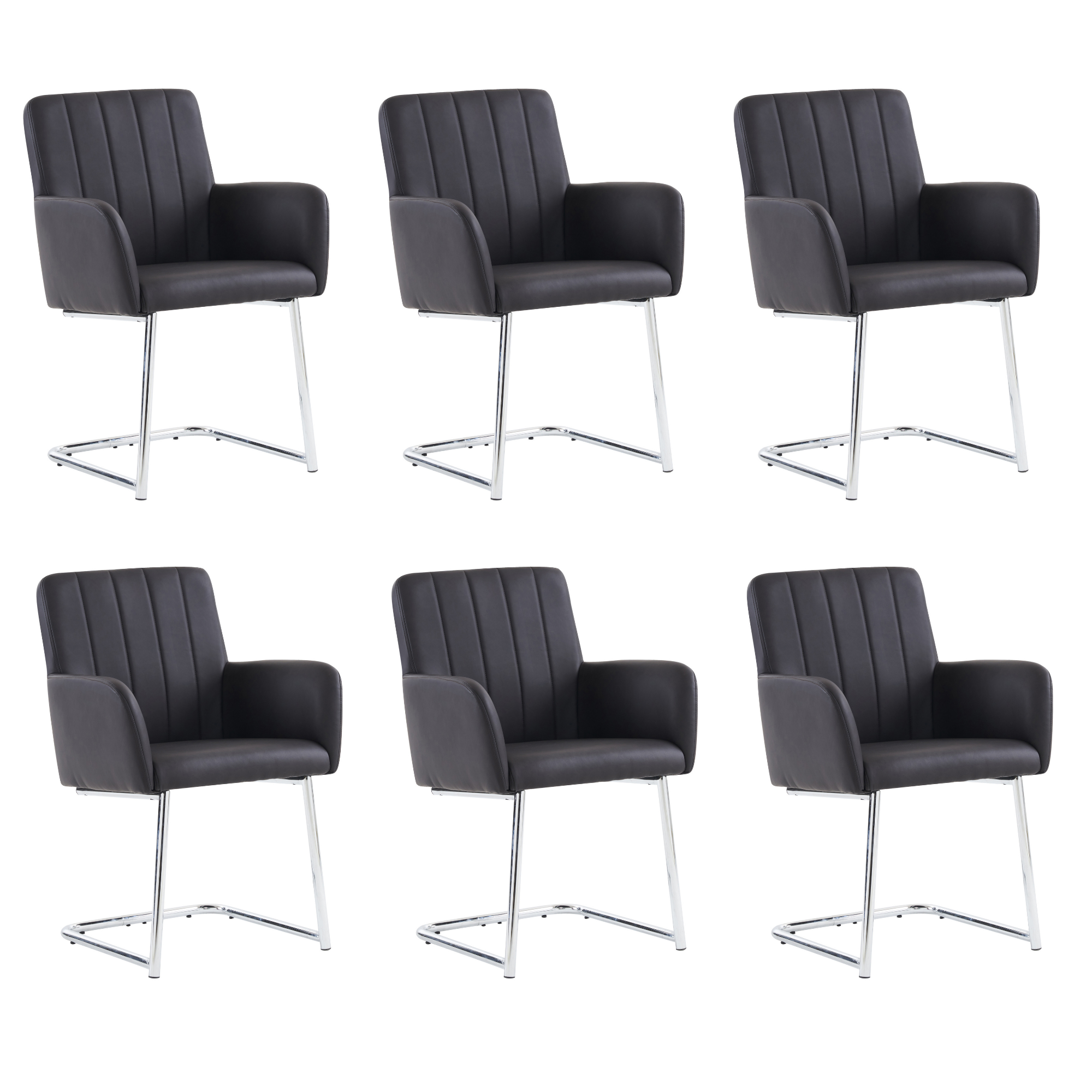 Sedia da cucina per sala da pranzo, sedie imbottite, strisce