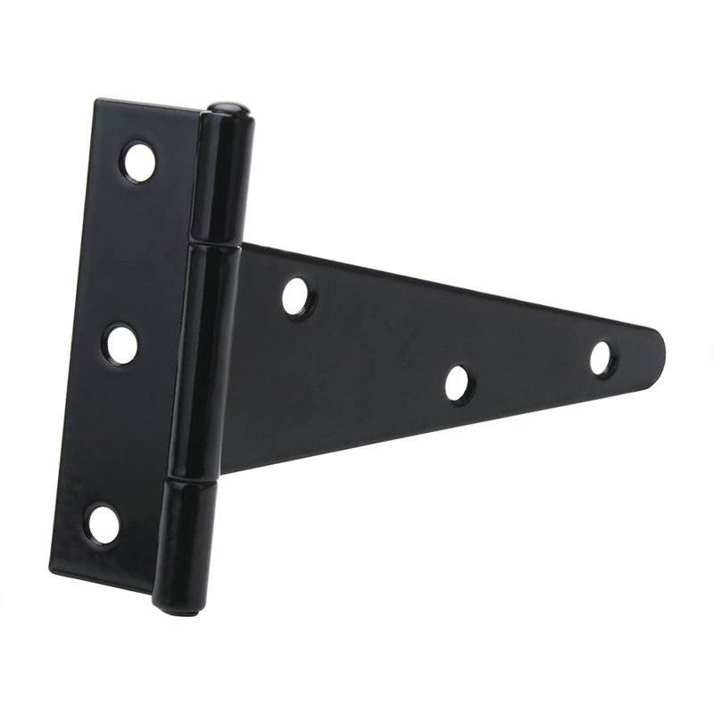 Charnières Portail Robustes En Fer - 6 Pièces T + 54 Vis - Pour Portes Bois, Jardins, Granges