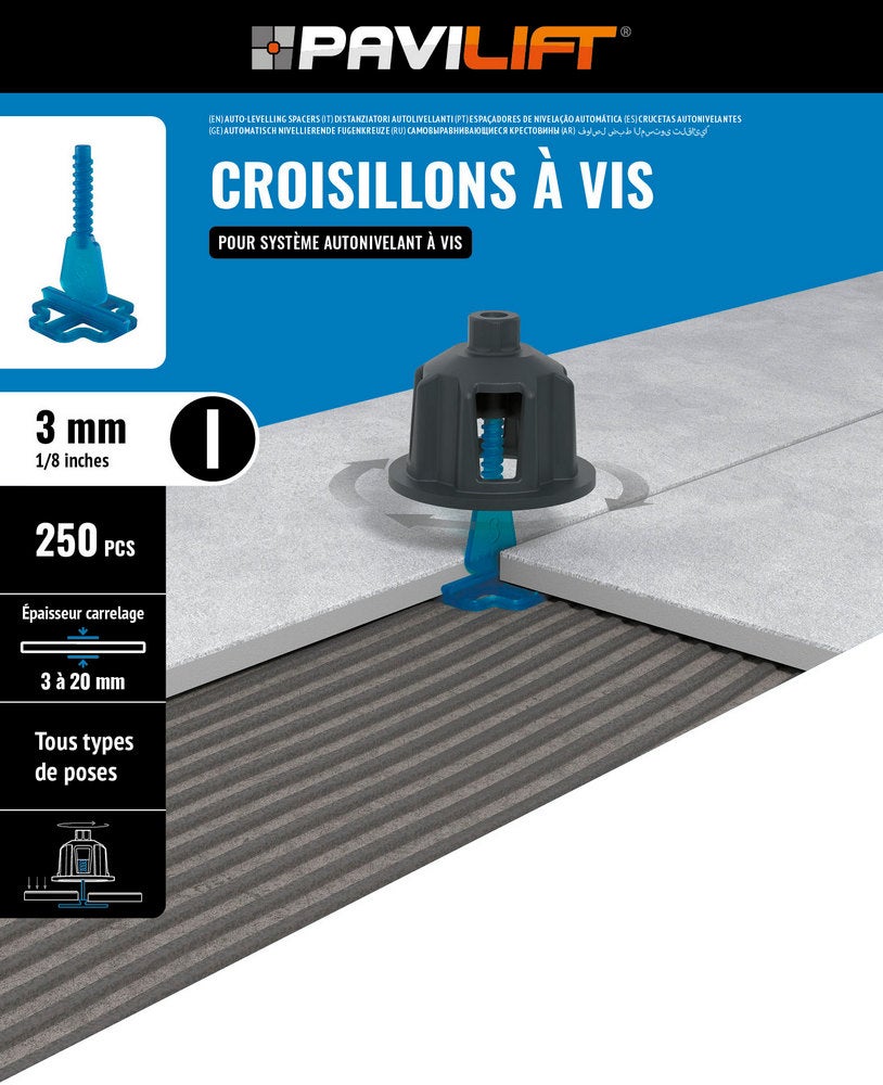 250 Croisillons en 