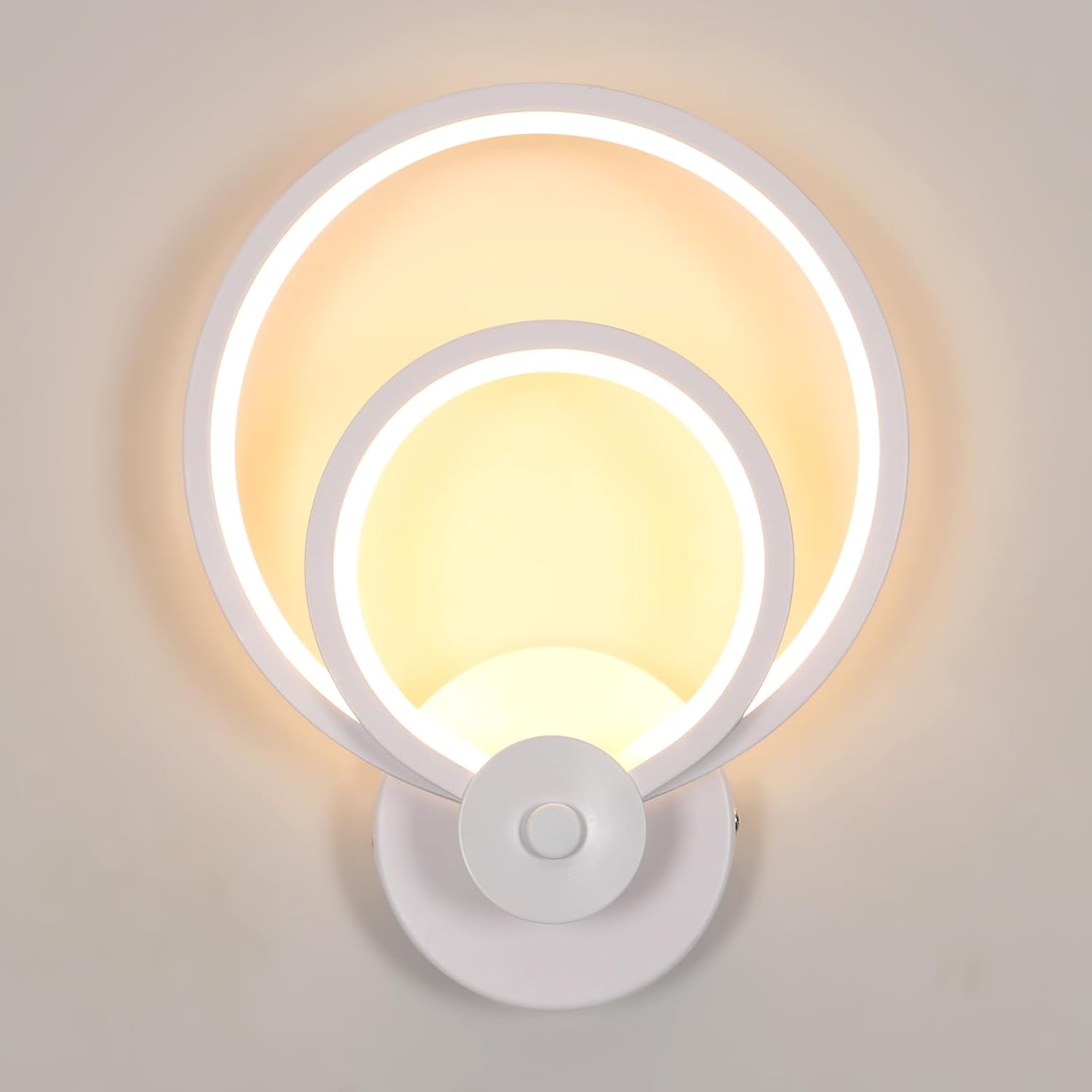 Wewnętrzna lampa ścienna LED nowoczesna lampa ścienna akrylowe oświetlenie ścienne do sypialni salonu korytarza klatki schodowej biała ciepła