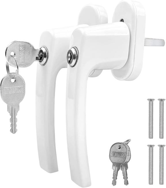 Maniglia Per Finestra In Alluminio Con Chiave 2 Pezzi Maniglia maniglia-per-finestra-in-alluminio-con-chiave-2-pezzi-maniglia
