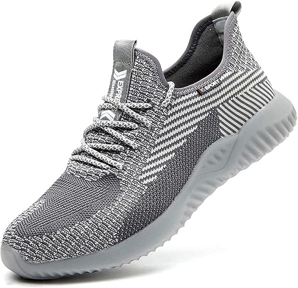 Unisexowe buty robocze ze stalowym noskiem - Lekkie, odporne na przebicia sneakersy do przemysłu i budownictwa