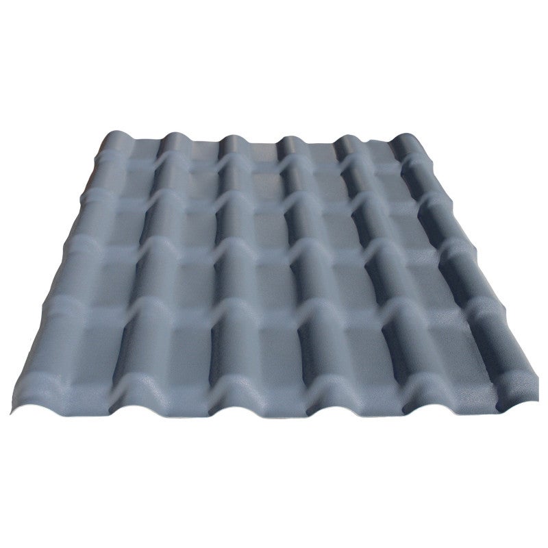 Plaque pvc imitation tuile mini 110 x 90 cm - Coloris - Gris anthracite, Largeur - 90 cm, Longueur - 110 cm - 2