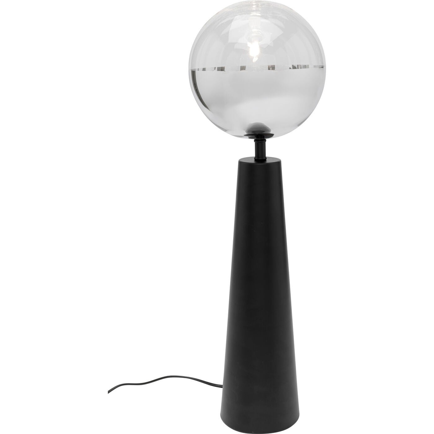 Lampe De Table Josy Blanche Et Noire - Design Rétro Élégant Kare Design