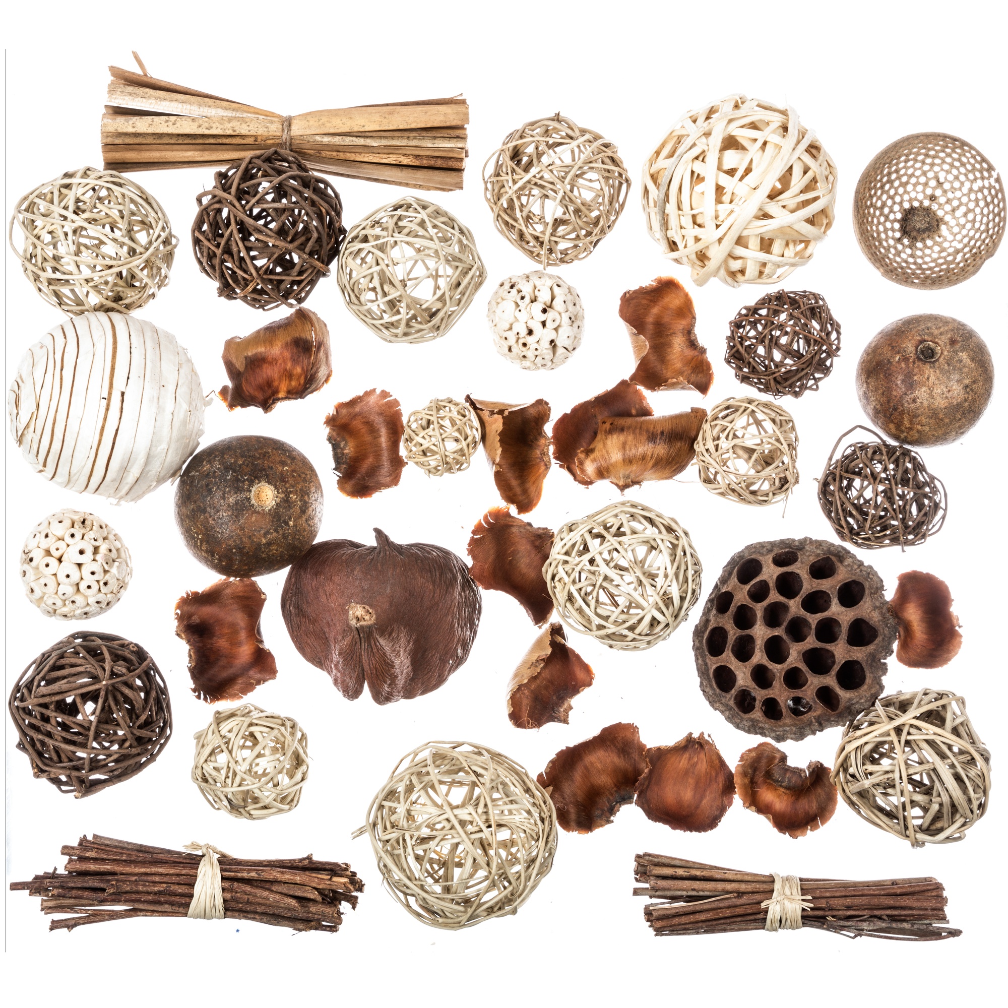 Bolas de decoração natural - 3