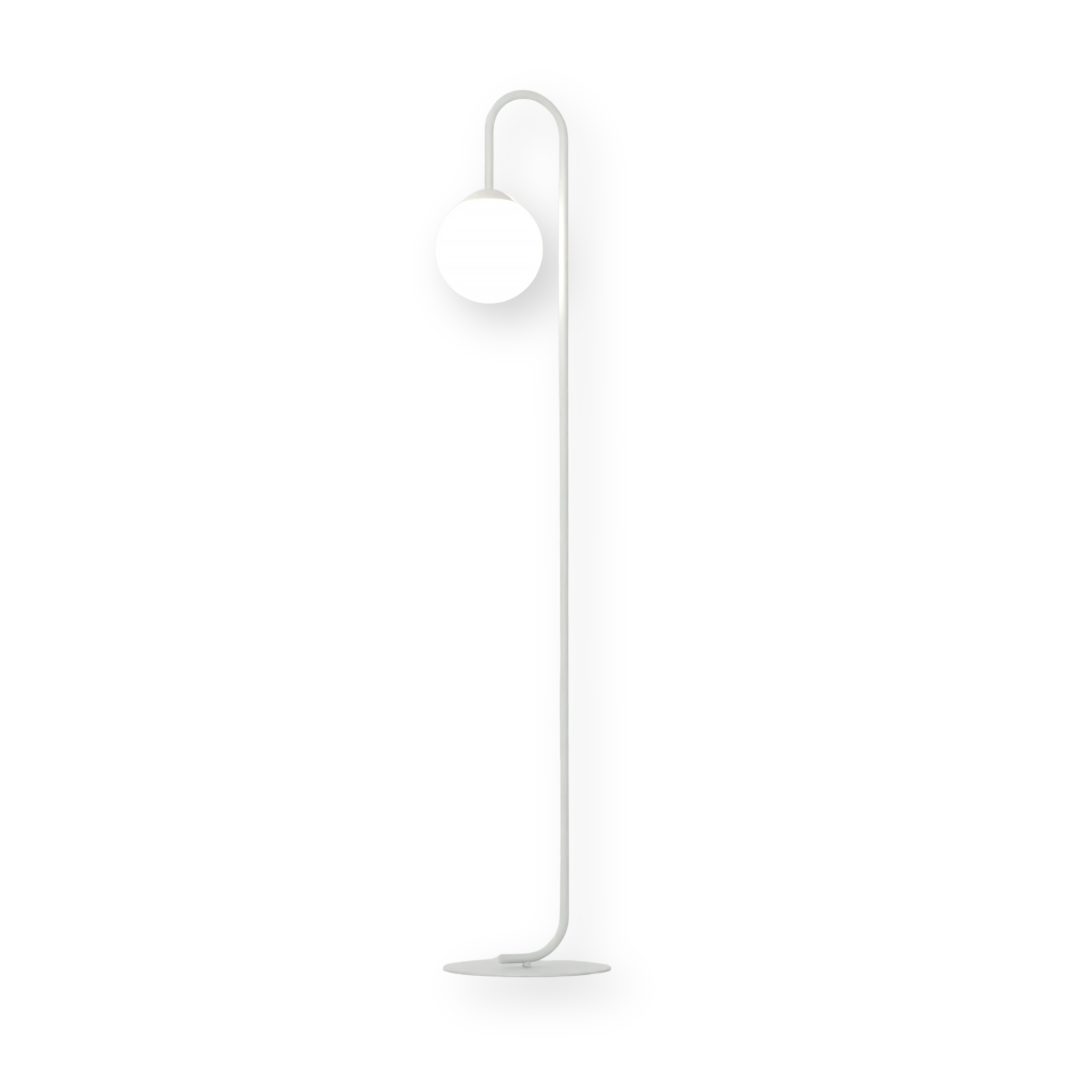 Lampa stojąca nowoczesna FLOR szara 1xE14x10W metal wym:150x29x29cm IP20 Emibig