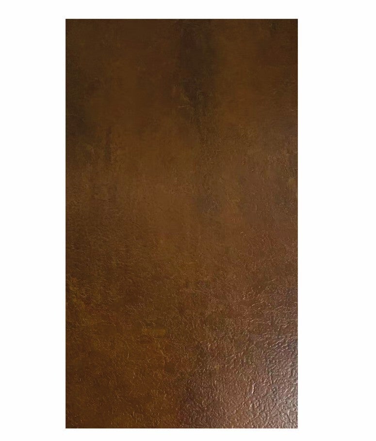 Panel dekoracyjny z efektem rdzawego metalu Corten, zestaw 6 sztuk, 120x60 cm, z tworzywa PVC UV Ultra Slim