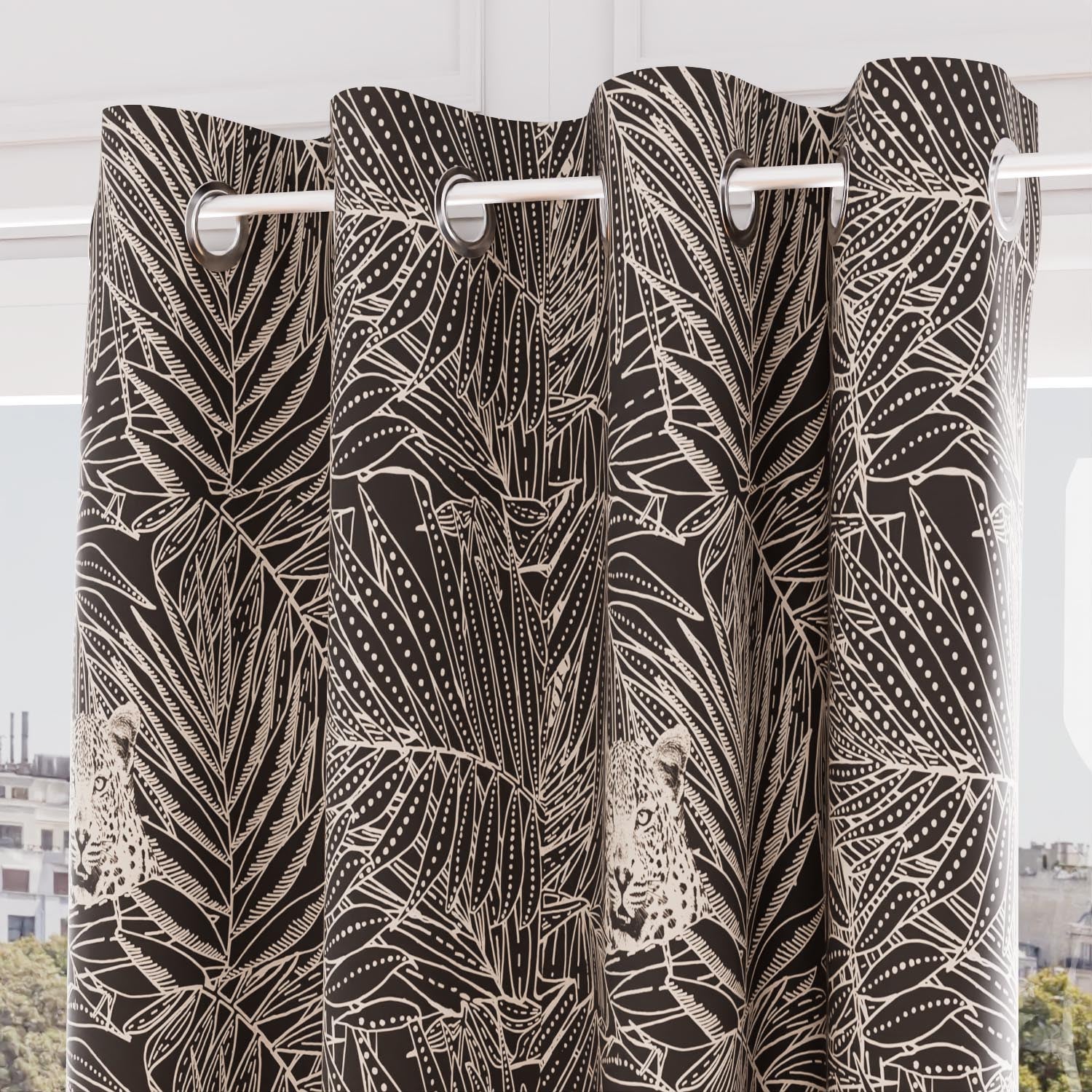 Rideau à Oeillets Pur Coton 135x250 Cm Safari Par Soleil D Ocre Leroy Merlin Rideau à Oeillets Pur Coton 135x250 Cm Safari Par Soleil D Ocre Leroy Merlin