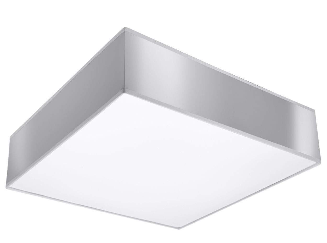 Plafon Horus kwadratowy szary 2xE27x20W wym: 12 x 35 cm IP20 tworzywo sztuczne Sollux Lighting