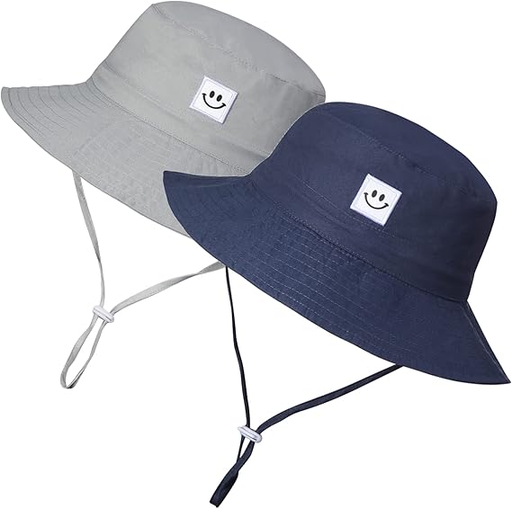 AJOHBM Chapeau De Soleil Safari Enfant 4-13 Ans - Large Bord UPF 50+ - Protection UV Complète
