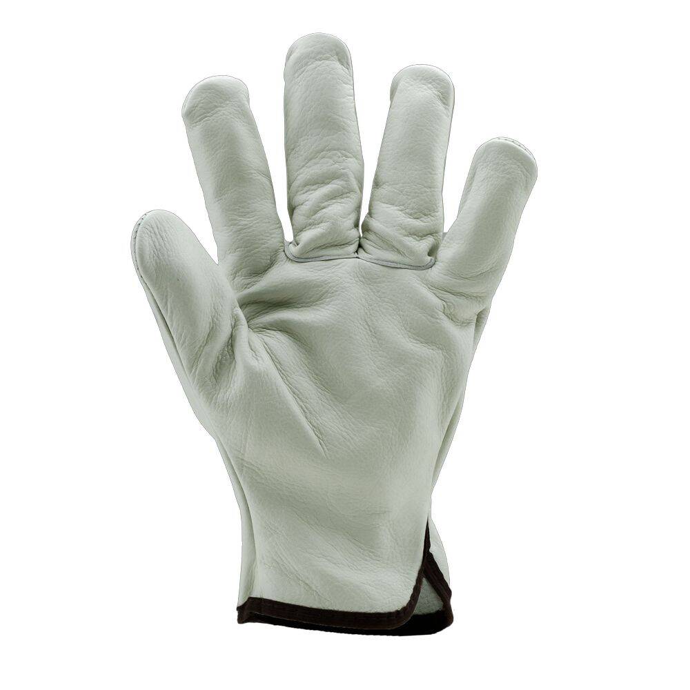 Gants De Travail En Cuir Pleine Fleur Fabriqués En France - Imperméables, Résistants, Certifiés EPI Catégorie 2