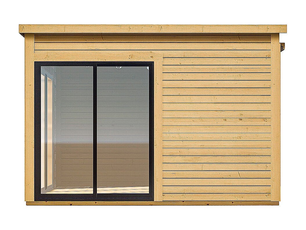 Studio de jardin en bois 14,74 m² - Epaisseur 45 mm - SYLVANA - 6