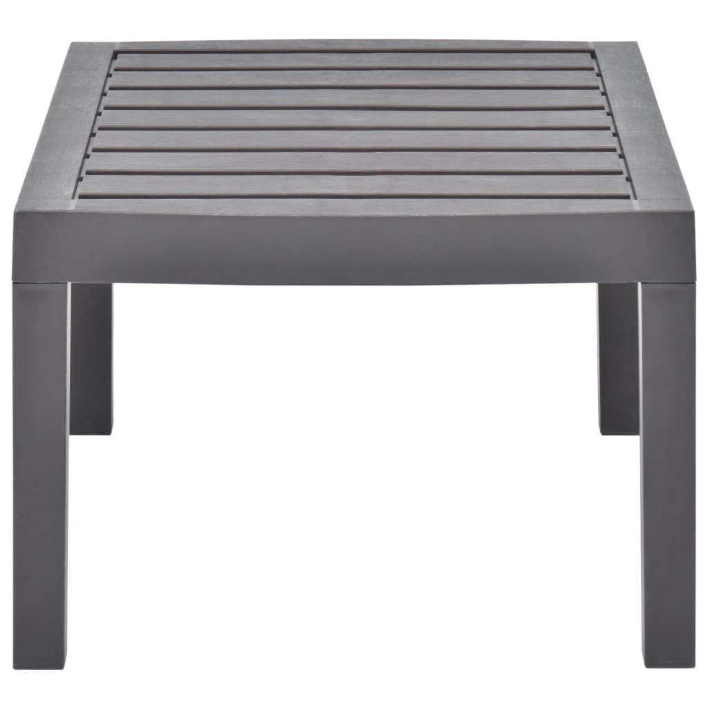 Table de jardin Moka 78x55x38 cm Plastique vidaXL - 6
