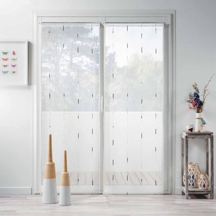 Coppia Tende In Poliestere Grigio - 2x70x200 Cm, Passanti Inclusi - Per Interni Moderni E Eleganti - Foto 11