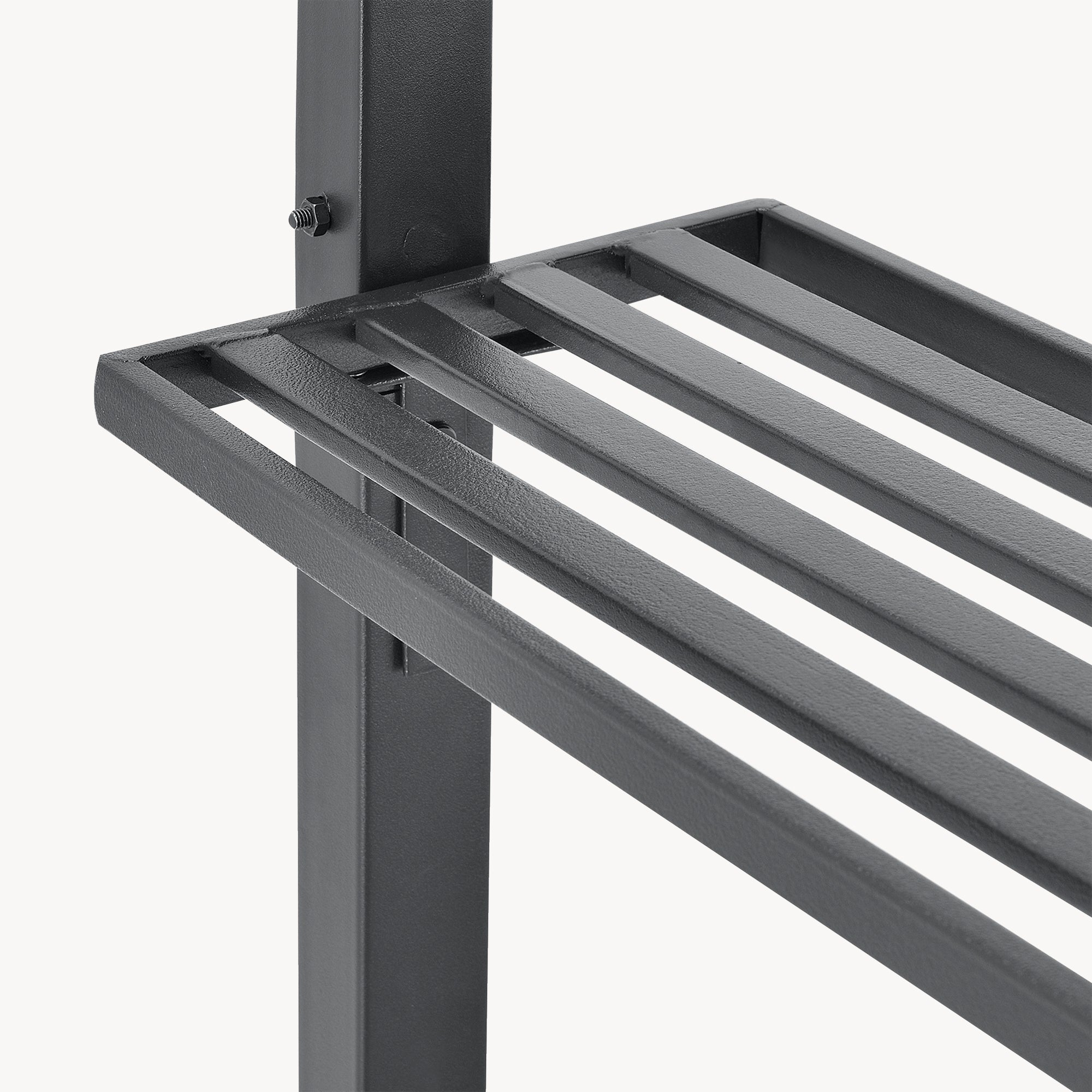 Tonnelle de Barbecue Pyrgos 215 x 220 x 140 cm Anthracite Gris Foncé [en.casa] - 6