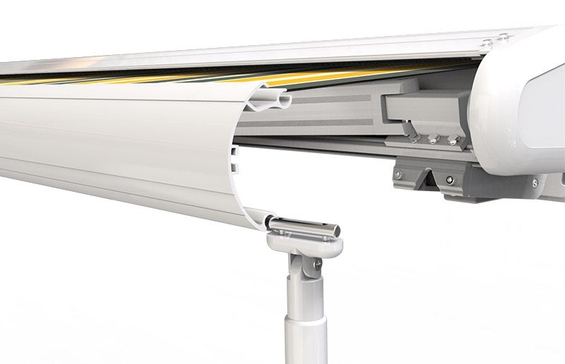 Pali telescopici per tenda da sole altezza da 170 a 260 cm – Bianco - 5