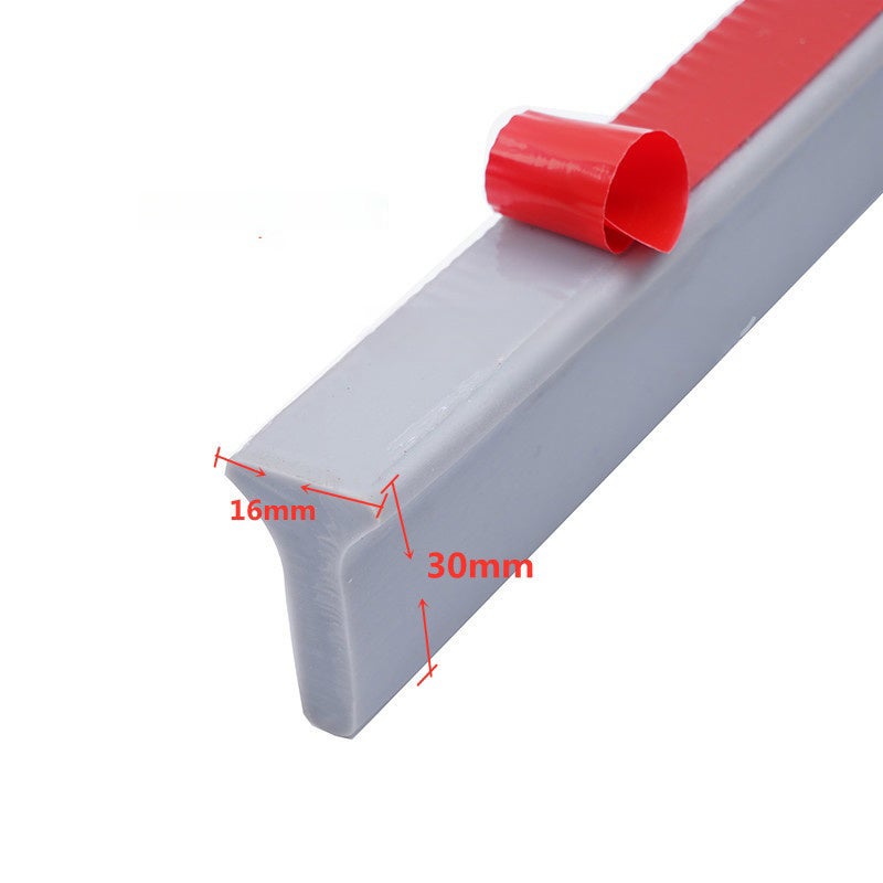 Bande étanche pour salle de bain en forme de T, bande étanche pour seuil, 1.6x30mm, 1 mètre, blanche - 3