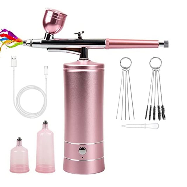Pistolet A Peinture Aerographe Reservoir Superieur 600 Ml Buse 14 Mm Fervi A901a