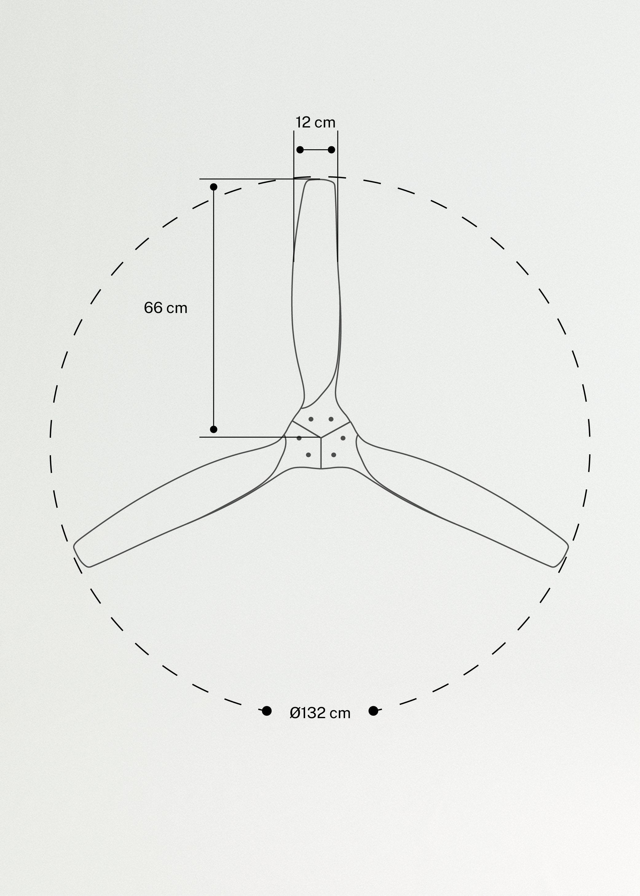 WIND STYLANCE M - Ventilador de techo 40W silencioso 100% madera varios tamaños - Sin luz - sin WIFI - 8