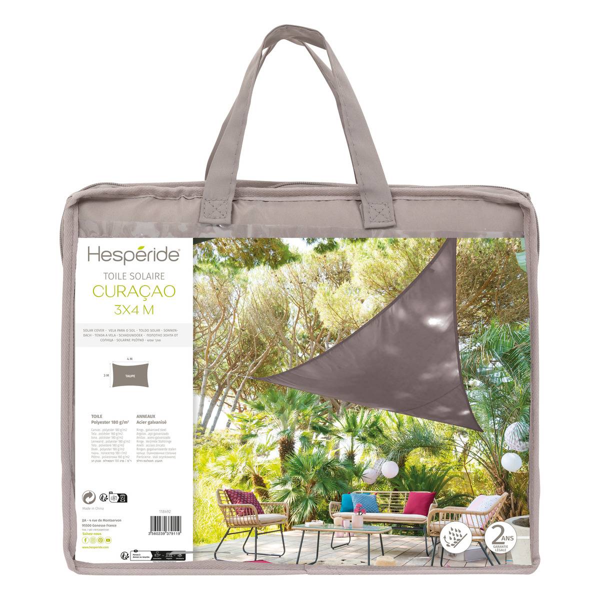 Hespéride - Paralume rettangolare 