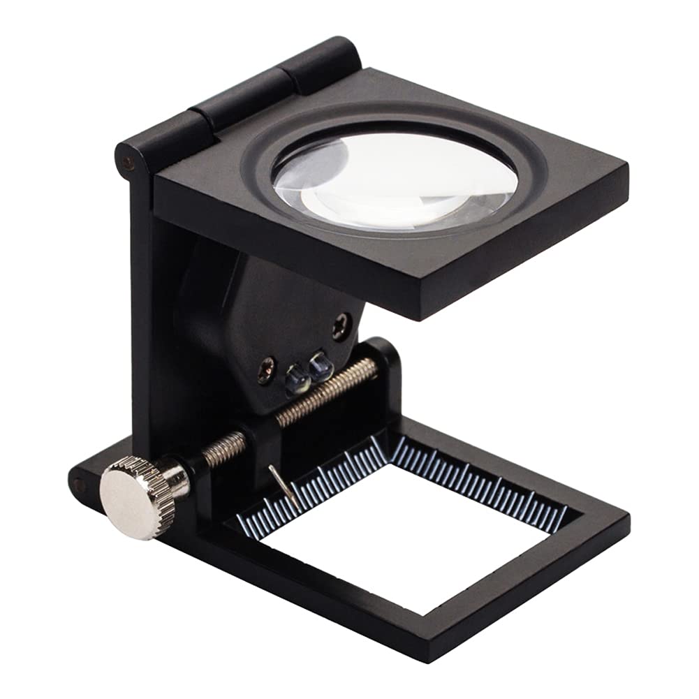 Loupe Monoculaire 15x – Lentille Acrylique – Pour Bijoux, Archéologie, Réparation – Compacte Et Portable – Noir